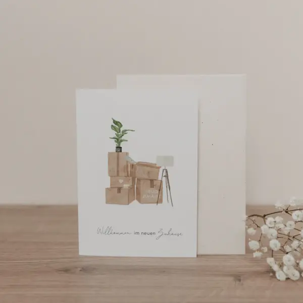 Klappkarte Neues Zuhause