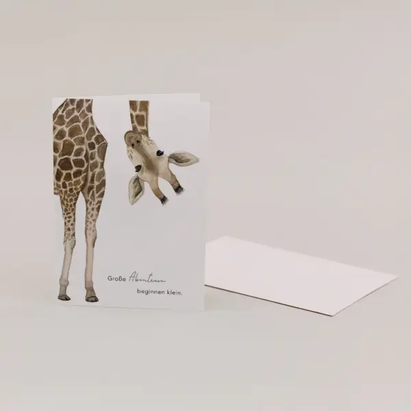 Klappkarte Giraffe – Bild 8