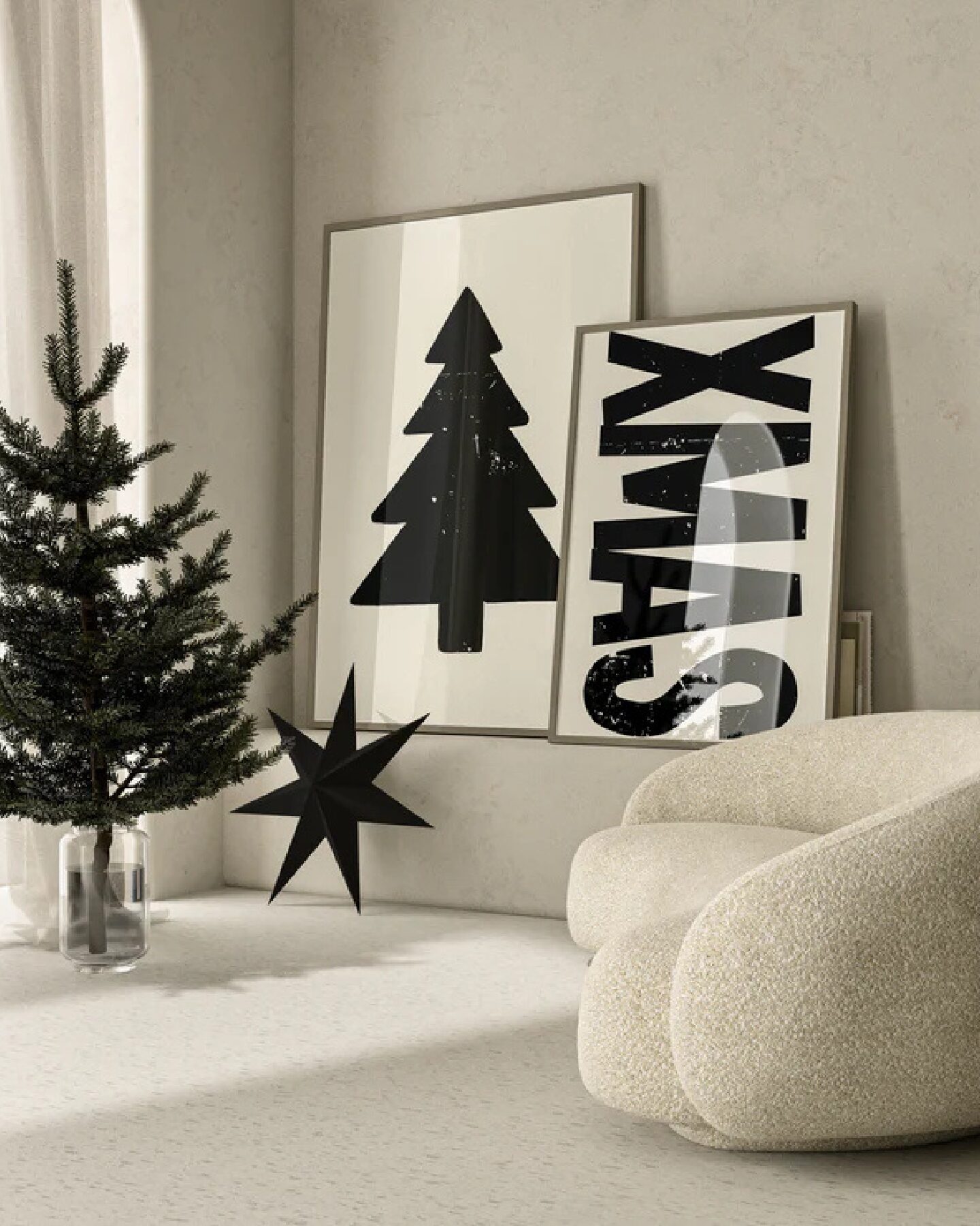 Poster Weihnachtsbaum 50x70 cm