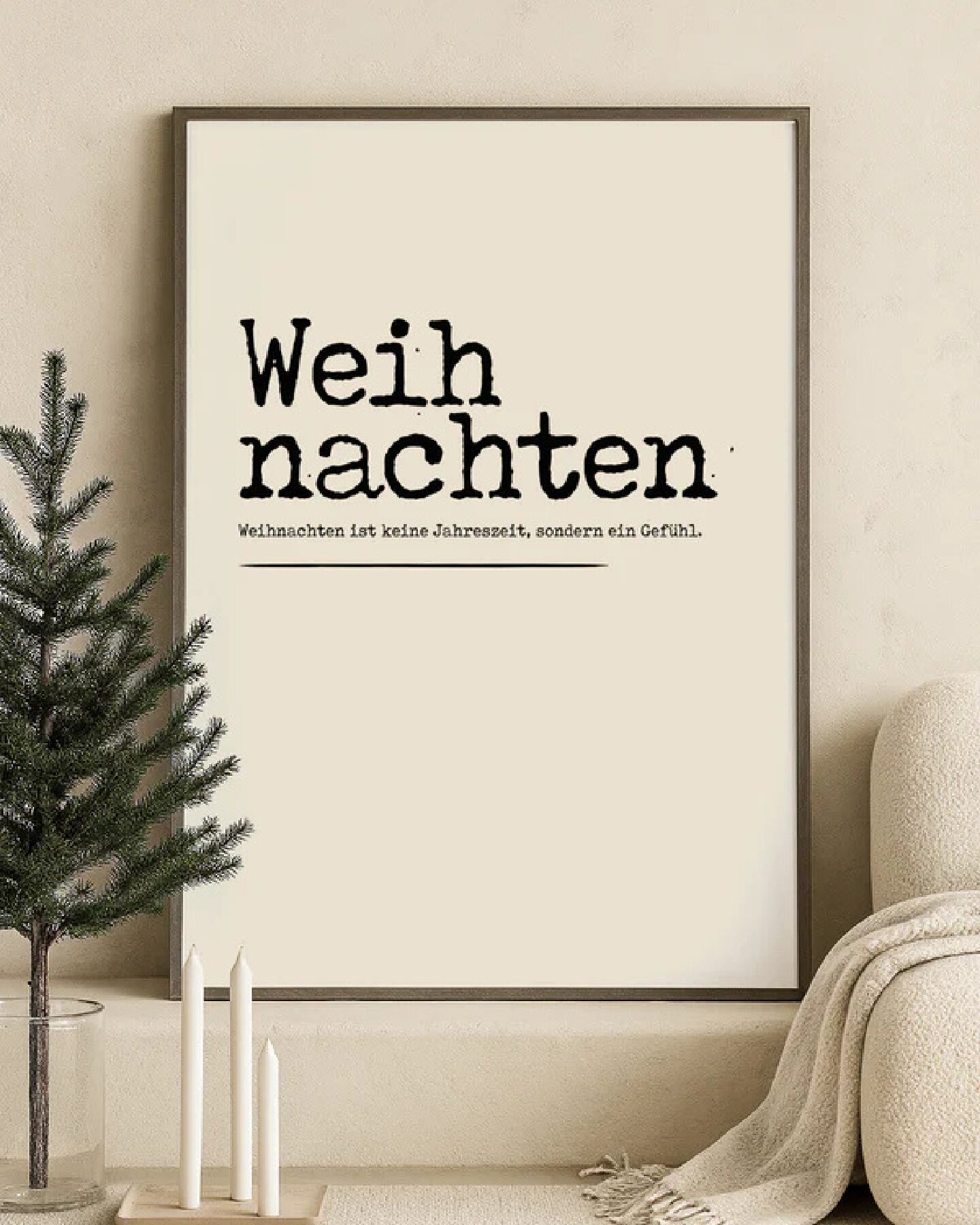 Poster "Weihnachten" 70x100 cm