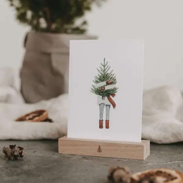 Weihnachtskarte "Christmas Girl"