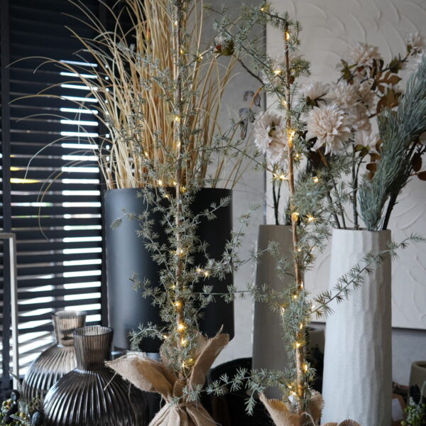 Zeder Baum mit LEDs   80 cm